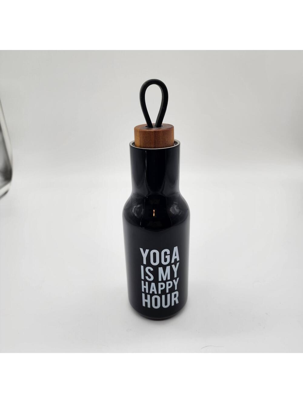 New Stainless Steel Water Bottle – Yoga Is My Happy Hour